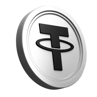 Platform information section featuring a USDT Tether coin graphic